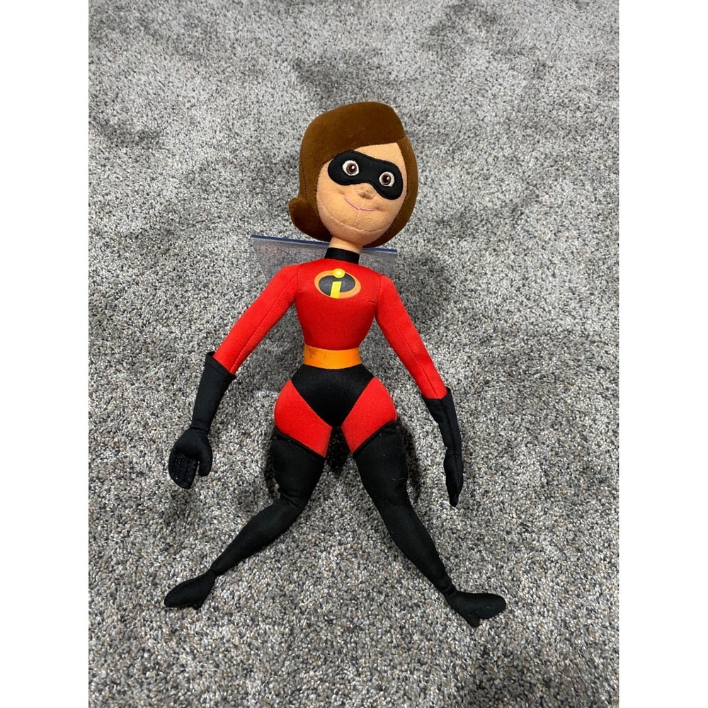 Disney Store Pixar The Incredibles Elastigirl Helen Parr Talking Plush Doll‎ 14"